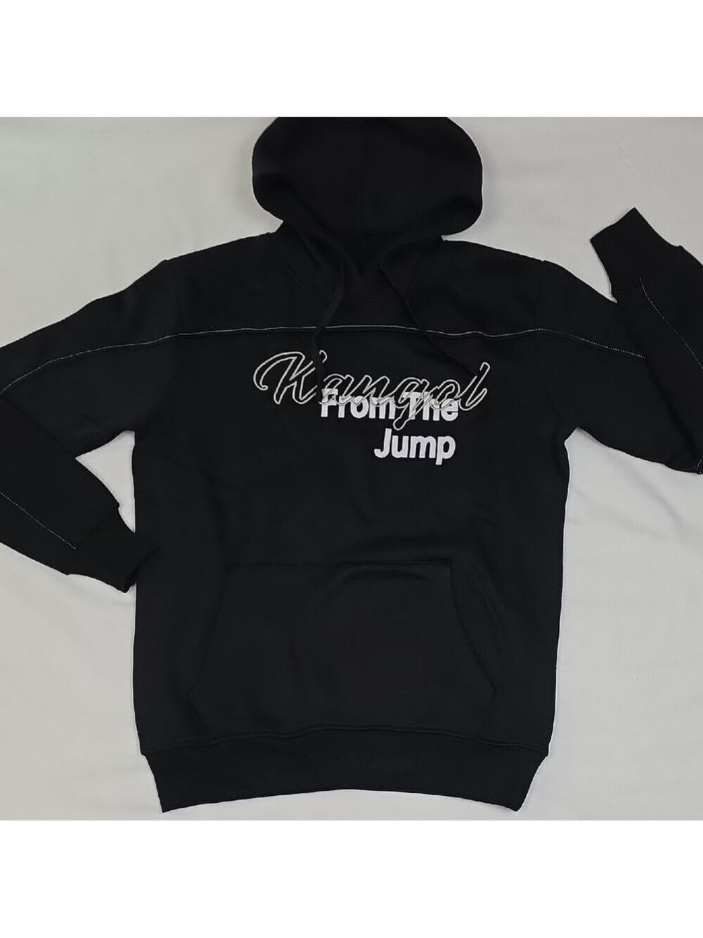 Kangol Black Hoodie with Graphic Texth kangol M NEW